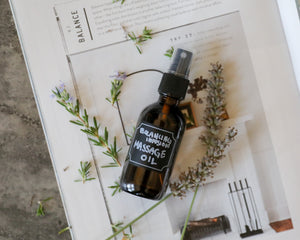 Smell like Aveda身体按摩油和滚珠香精油