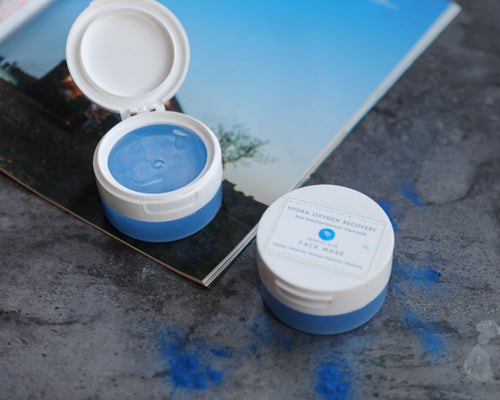 HerbalZen HYDRA OXYGEN RECOVERY GEL MASK 夏日限定 冰蓝镇定补水面膜 免洗面膜